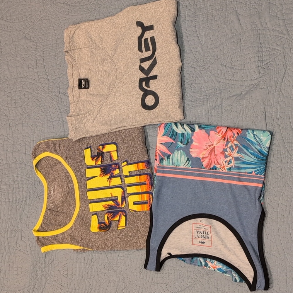 3 tank tops! SOLD TOGETHER. 1 Large, 1 XL, 1 XXL